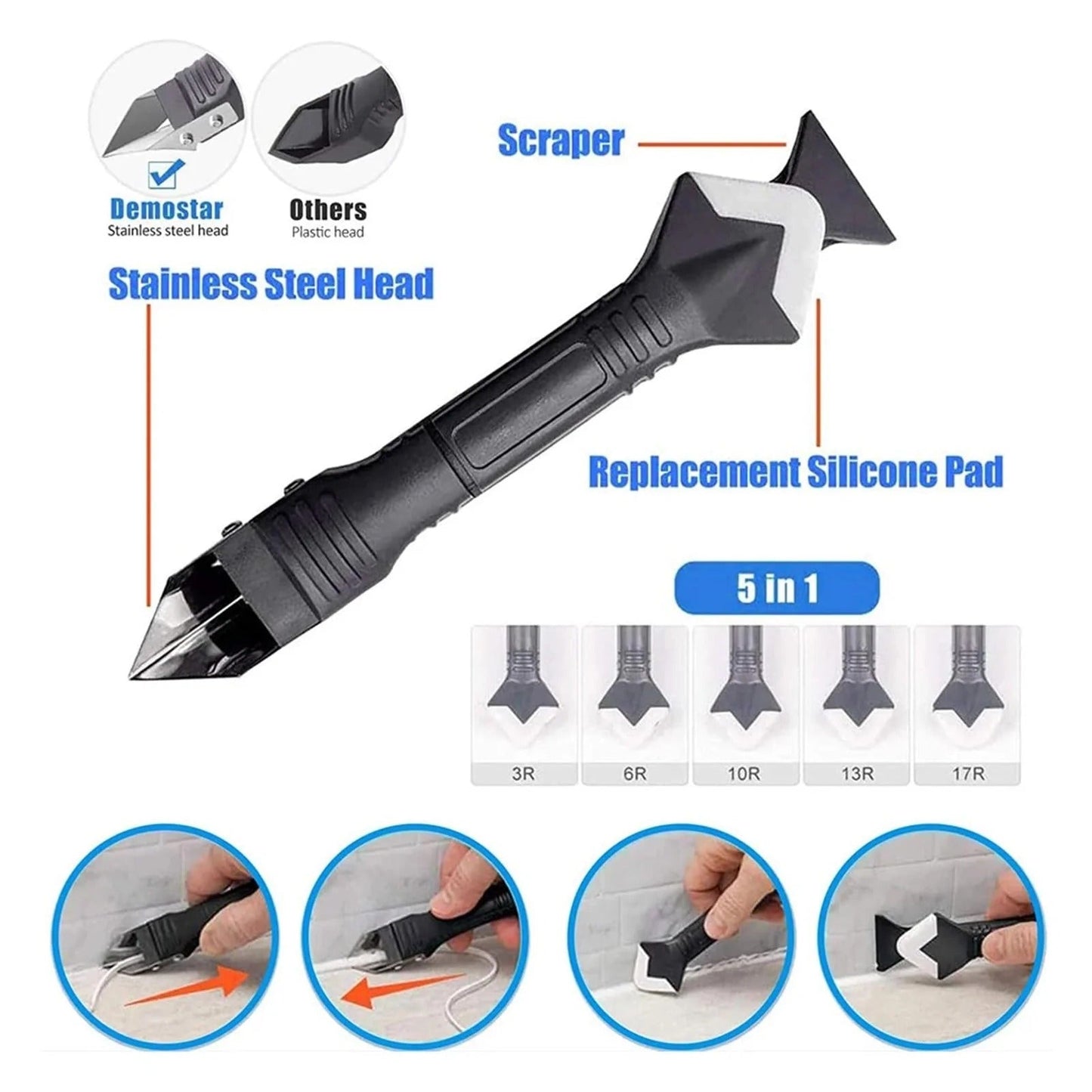 🔥3 In 1 Ultimate Caulking Tool