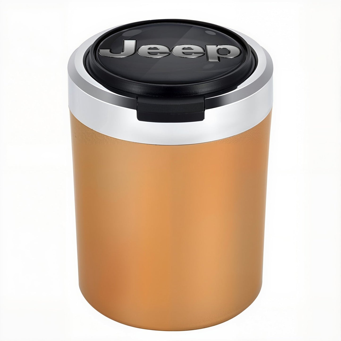 Smokeless Stainless Steel LED Car Cupholder Ashtray with Lid