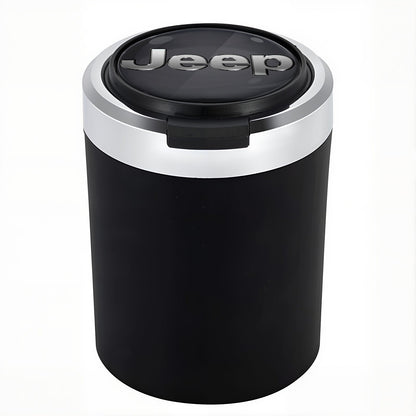 Smokeless Stainless Steel LED Car Cupholder Ashtray with Lid